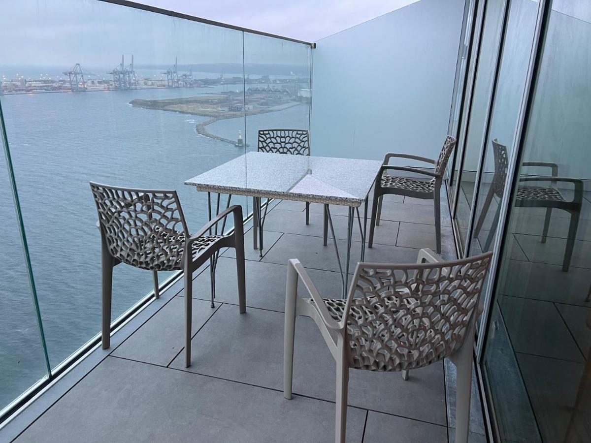 26-Etage Lejlighed Med Utrolig Havudsigt Århus Εξωτερικό φωτογραφία