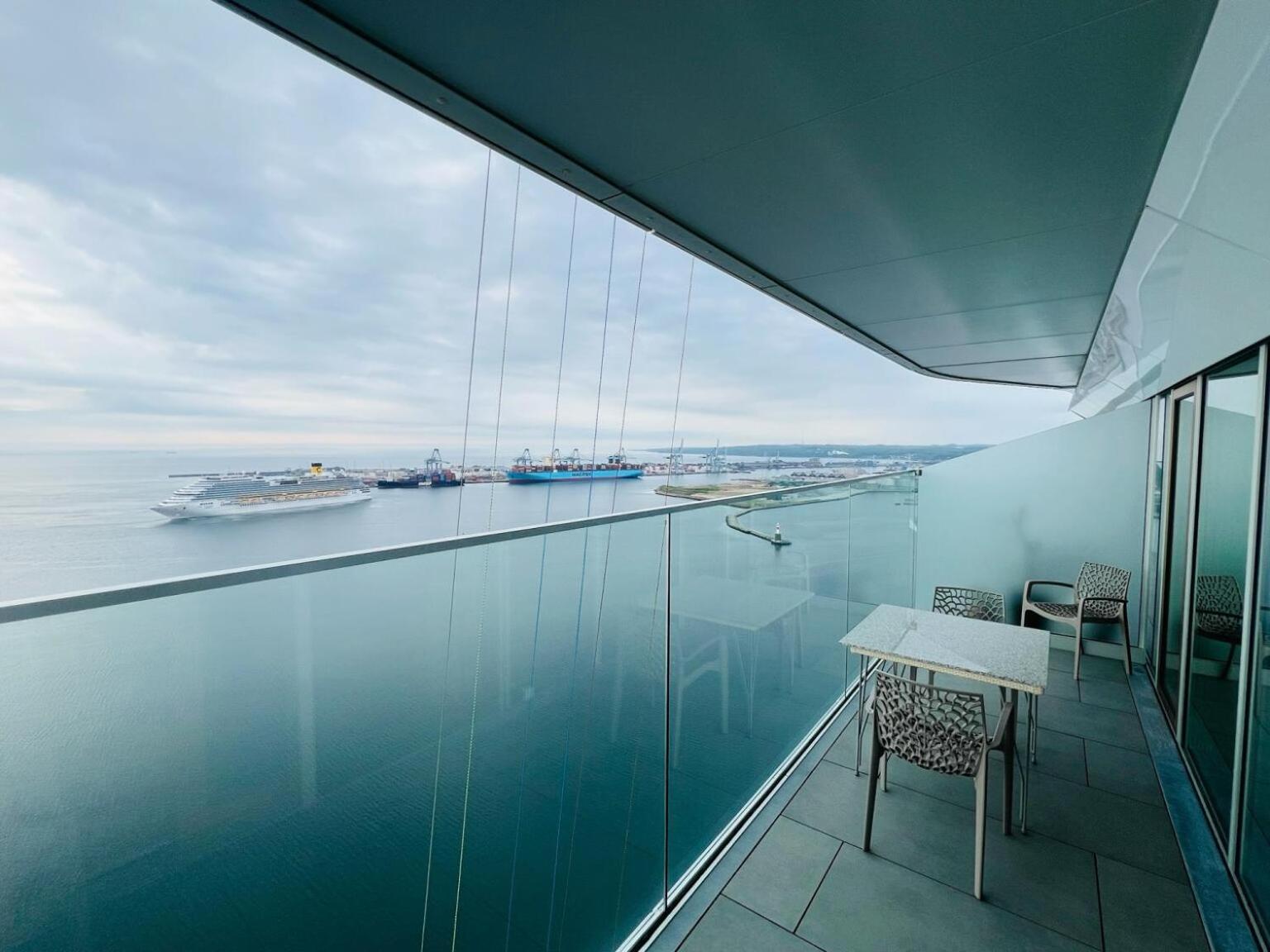 26-Etage Lejlighed Med Utrolig Havudsigt Århus Εξωτερικό φωτογραφία