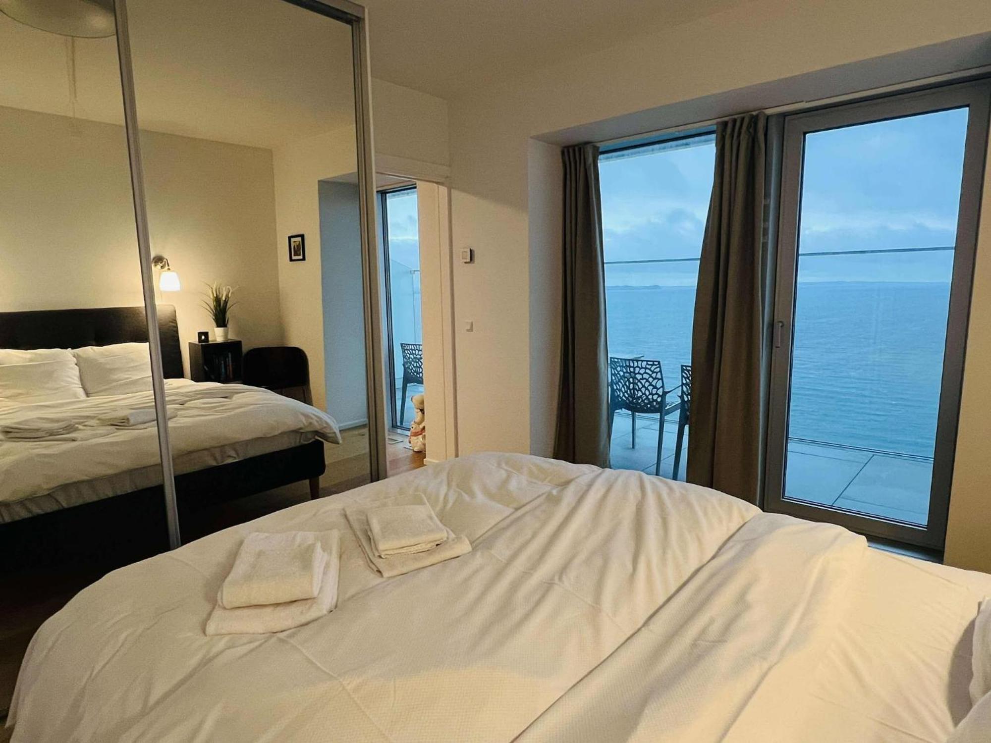 26-Etage Lejlighed Med Utrolig Havudsigt Århus Εξωτερικό φωτογραφία